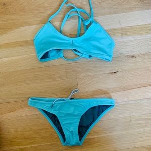 Jolyn Never Worn Blue Bikini Size Medium
